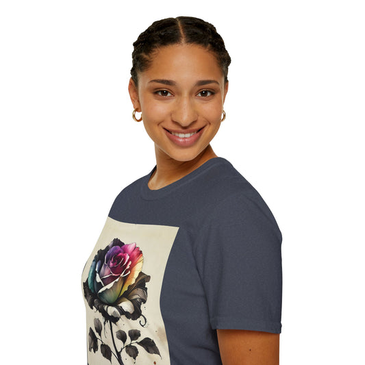 Gothic Rose - Unisex Softstyle T-Shirt (GLOBAL)