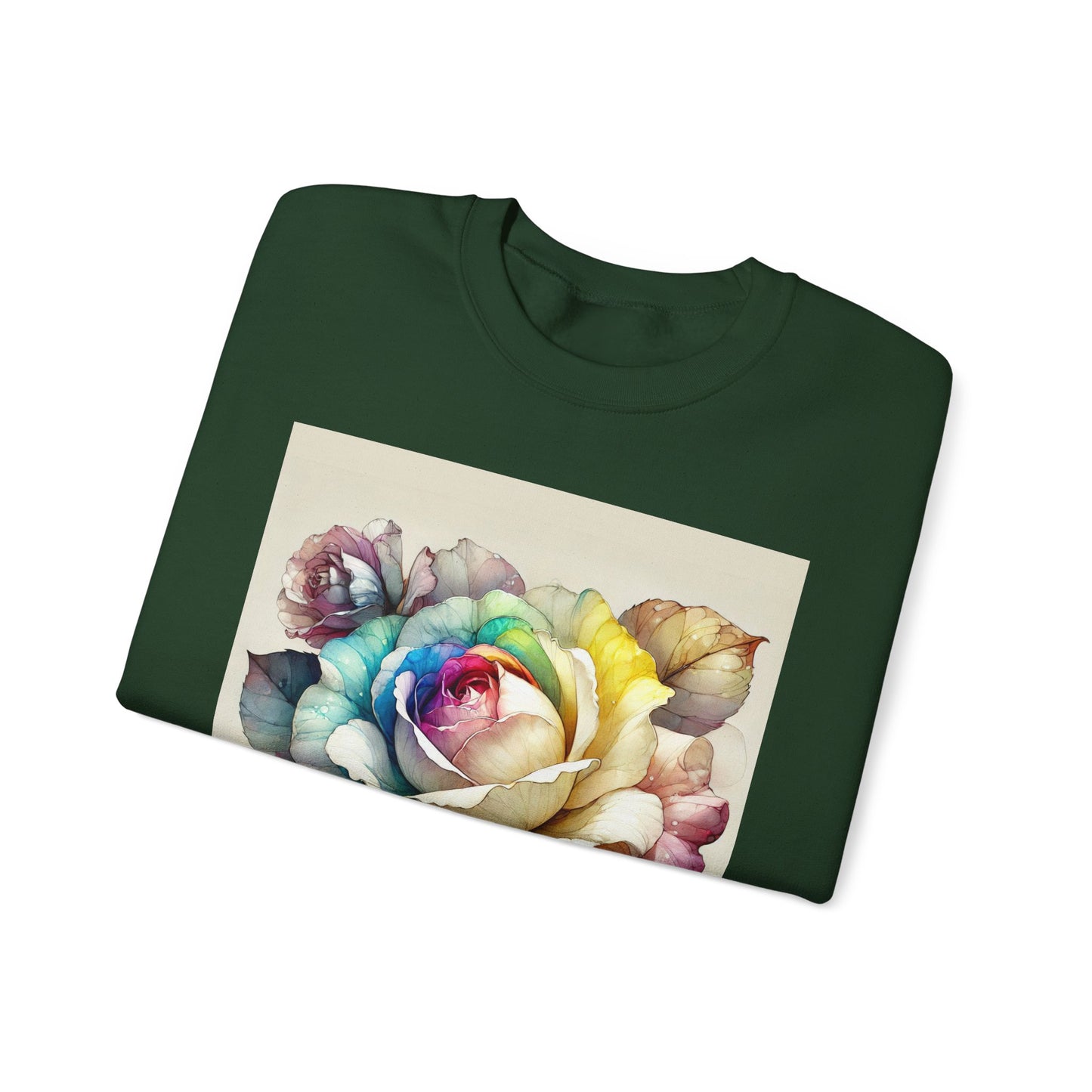 Autumn Rose - Unisex Heavy Blend™ Crewneck Sweatshirt (GLOBAL)