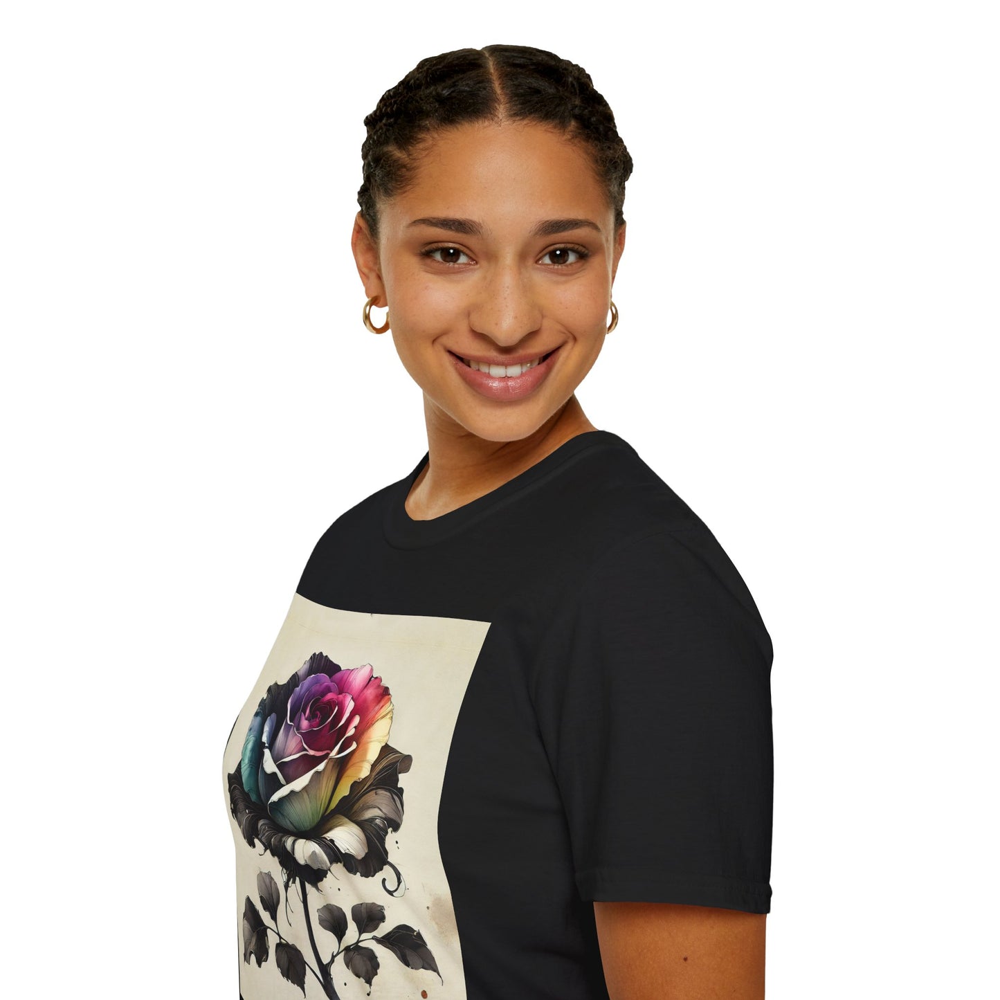 Gothic Rose - Unisex Softstyle T-Shirt (GLOBAL)