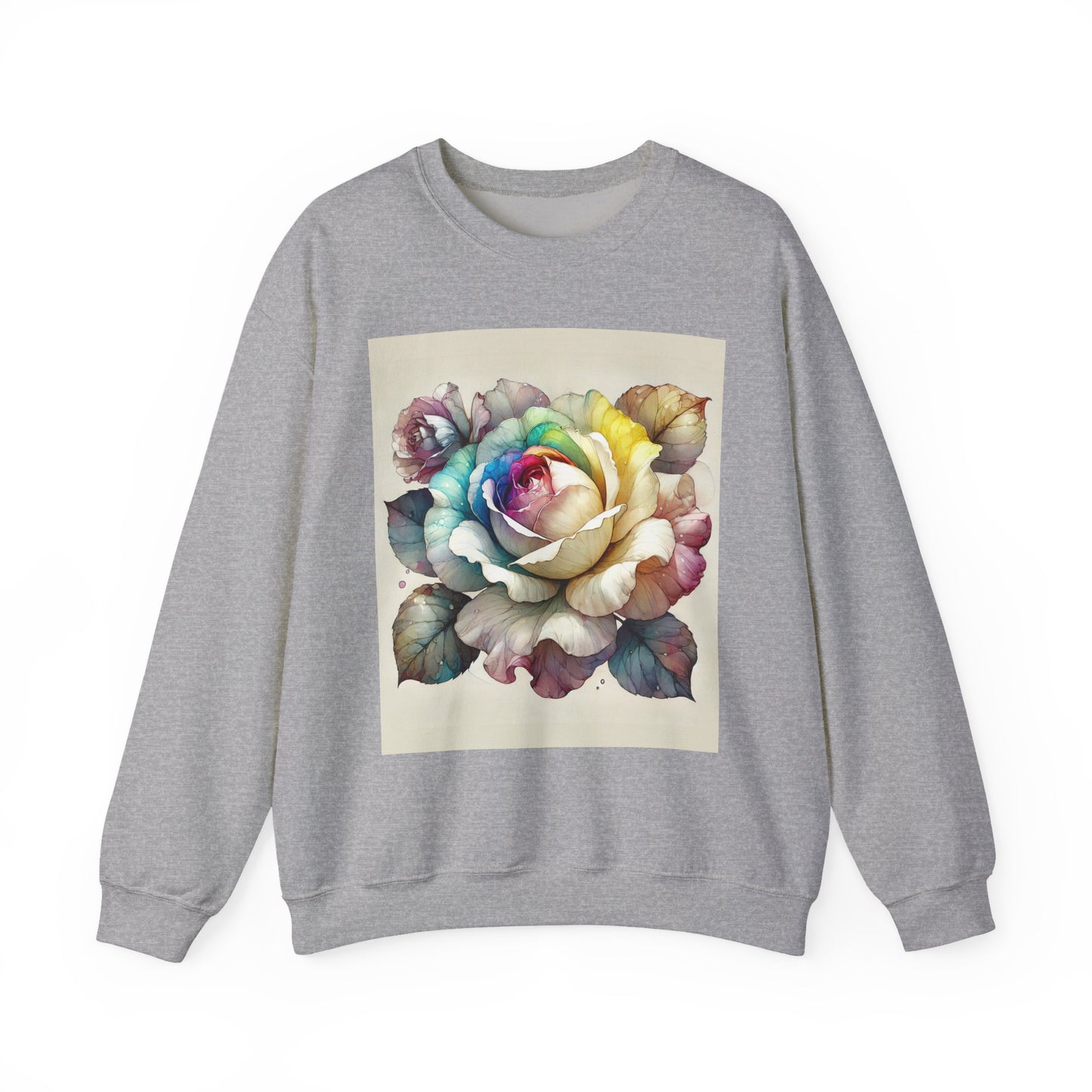 Autumn Rose - Unisex Heavy Blend™ Crewneck Sweatshirt (GLOBAL)