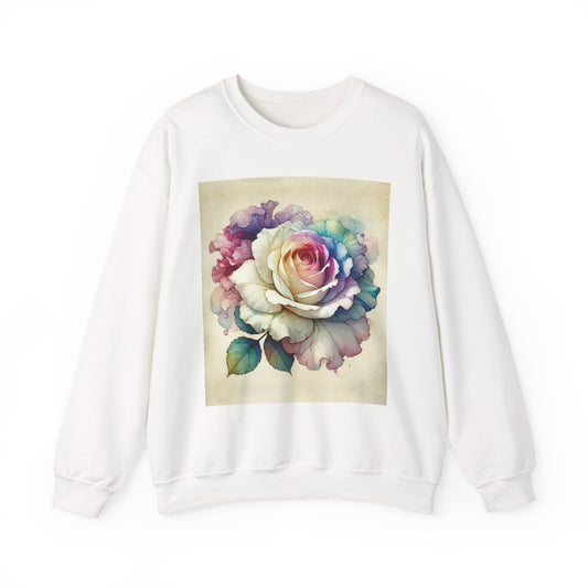 Spring Rose Unisex Heavy Blend™ Crewneck Sweatshirt