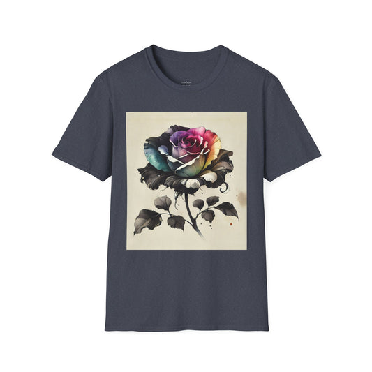 Gothic Rose Unisex Softstyle T-Shirt