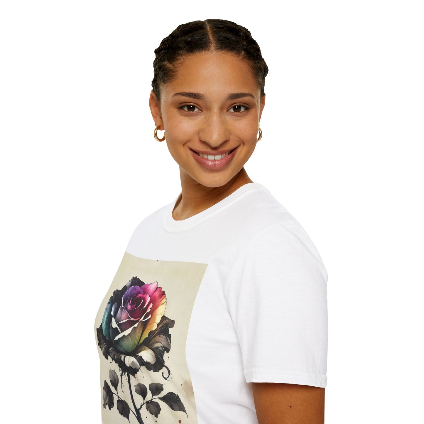 Gothic Rose - Unisex Softstyle T-Shirt (GLOBAL)