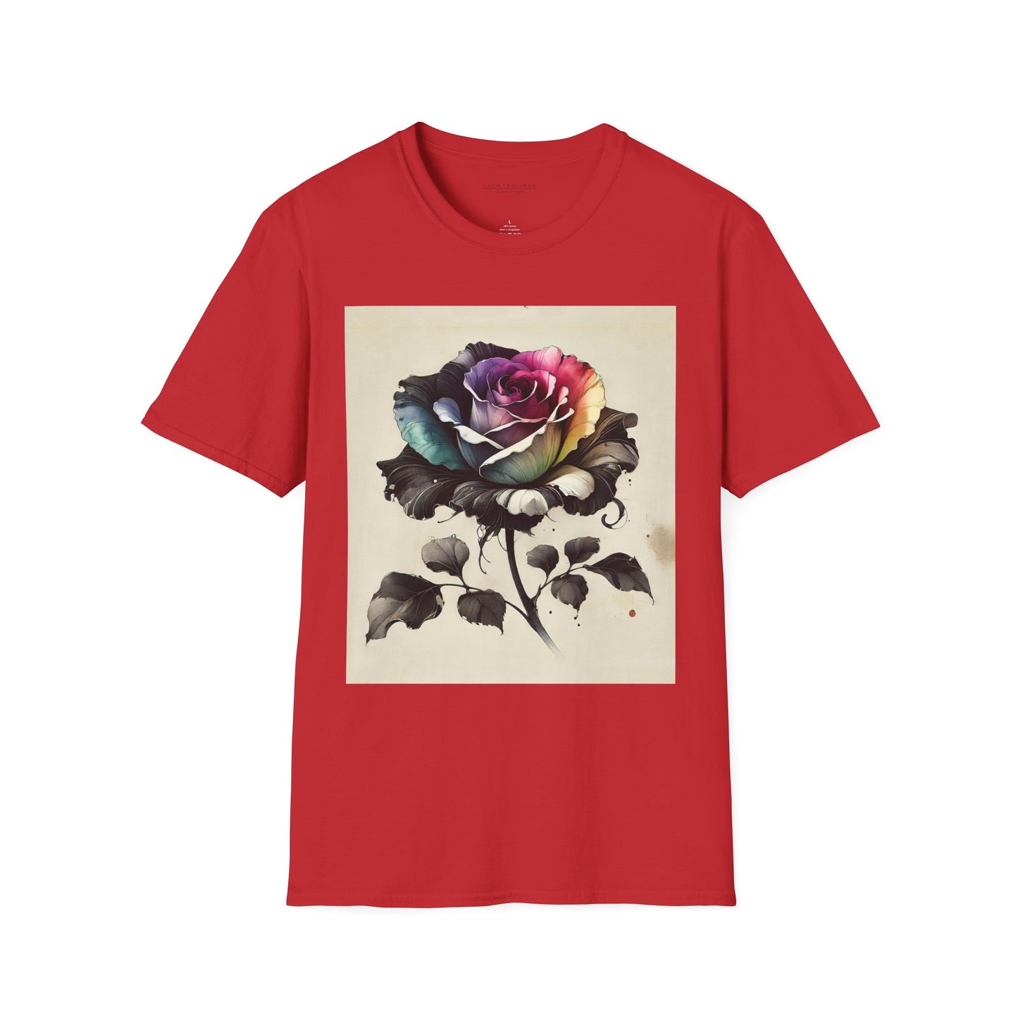 Gothic Rose - Unisex Softstyle T-Shirt (GLOBAL)