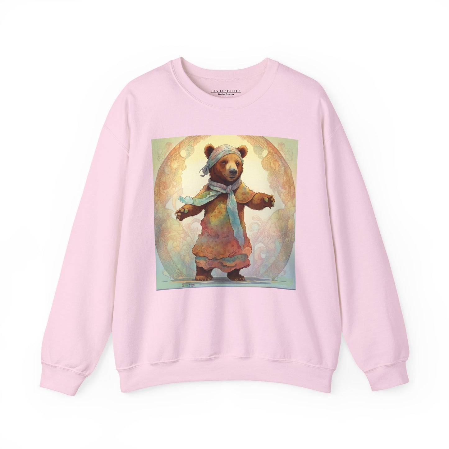 Dancing Bear Lucy — Unisex Heavy Blend™ Crewneck Sweatshirt (GLOBAL)