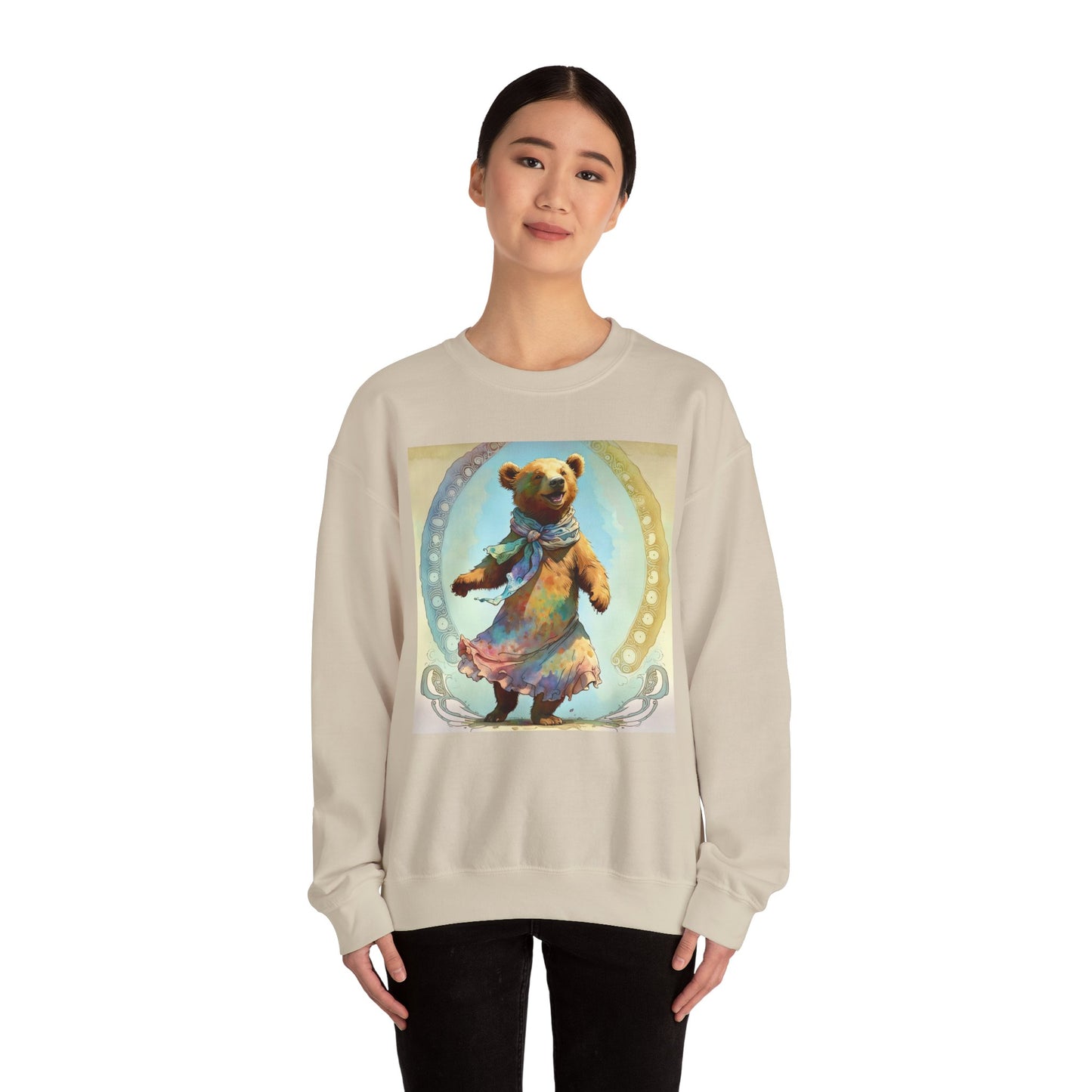 Dancing Bear Althea - Unisex Heavy Blend™ Crewneck Sweatshirt (GLOBAL)