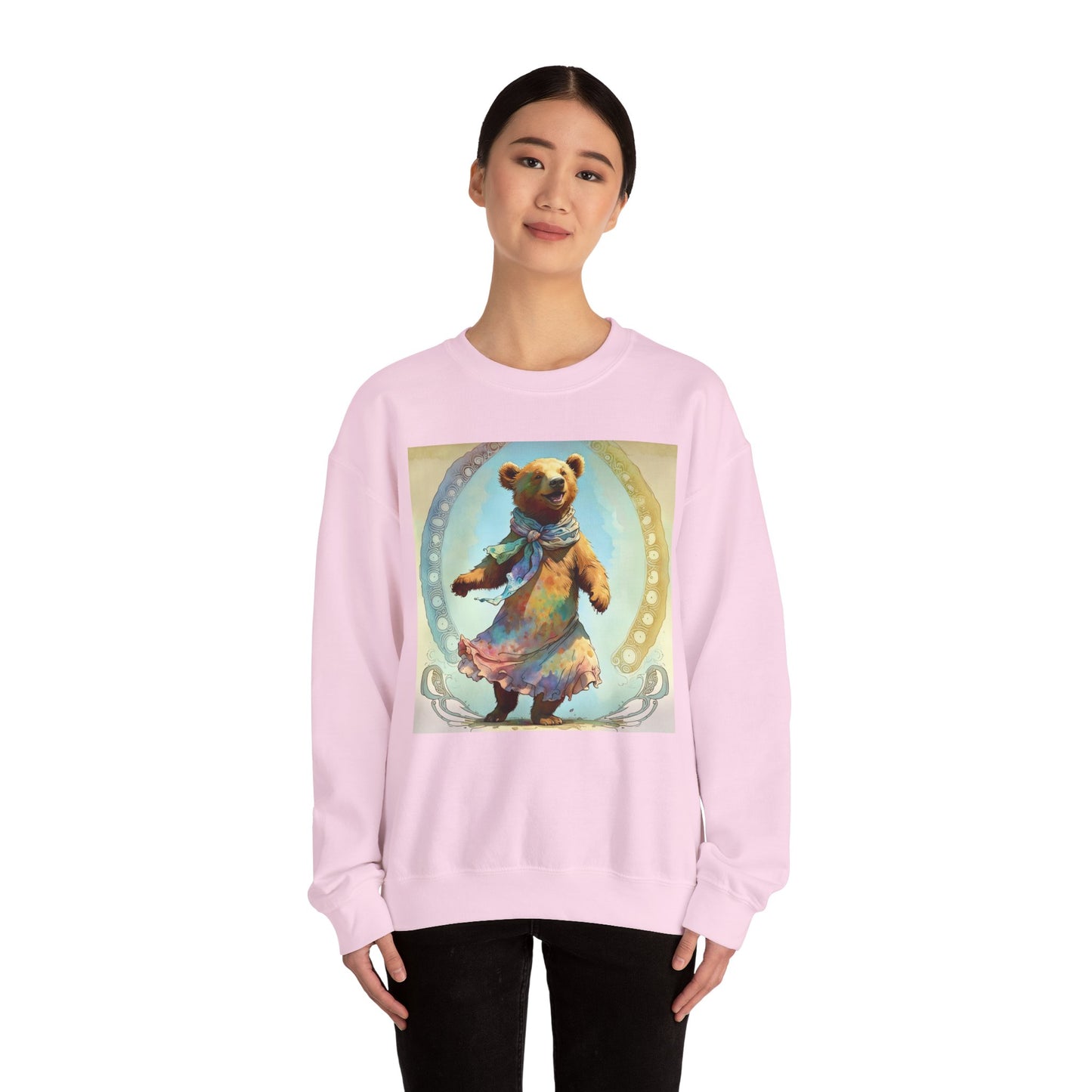Dancing Bear Althea - Unisex Heavy Blend™ Crewneck Sweatshirt (GLOBAL)
