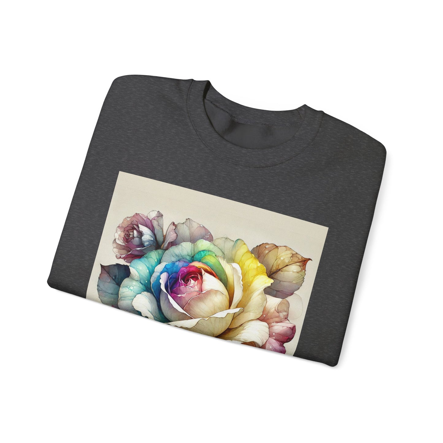 Autumn Rose - Unisex Heavy Blend™ Crewneck Sweatshirt (GLOBAL)