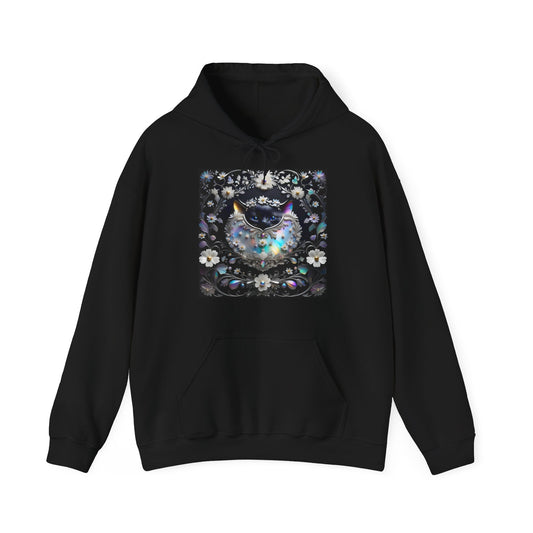 Black Cat Pearlescence — Heavy Blend™ Hoodie (AUSTRALIA)