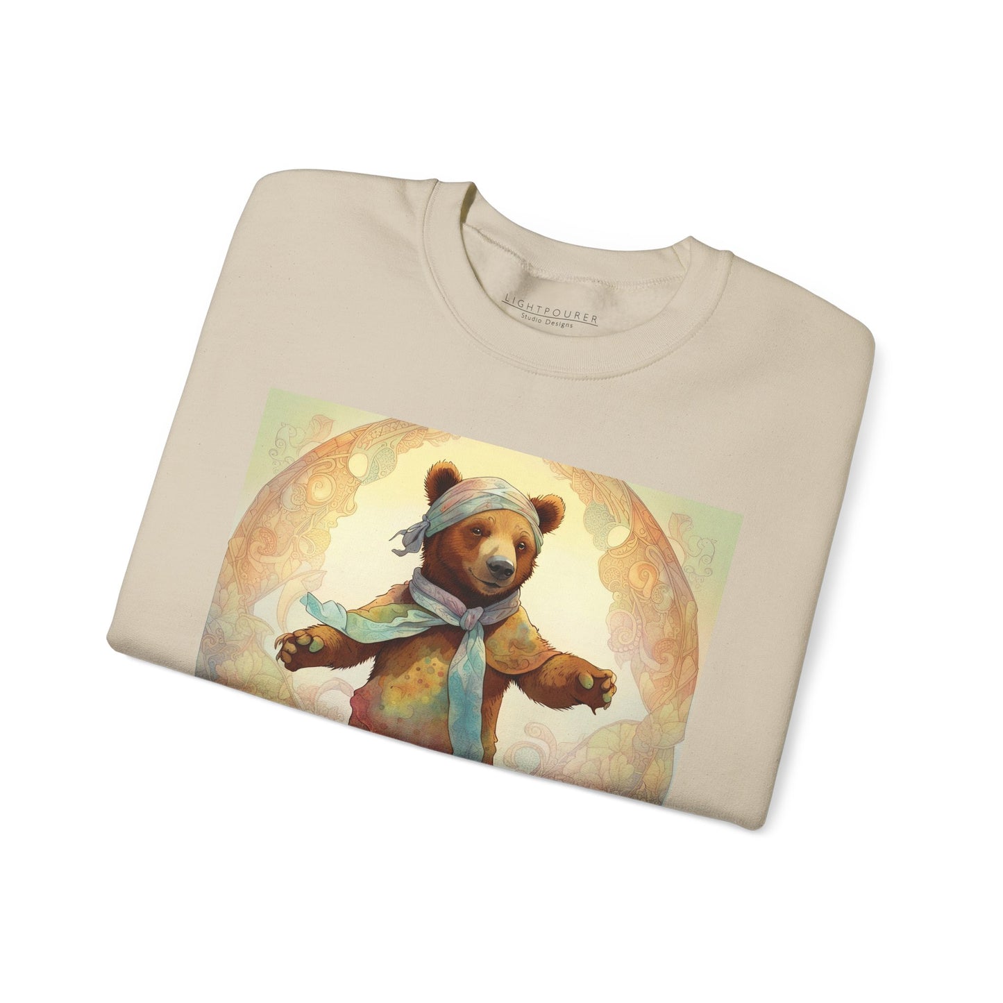 Dancing Bear Lucy — Unisex Heavy Blend™ Crewneck Sweatshirt (GLOBAL)