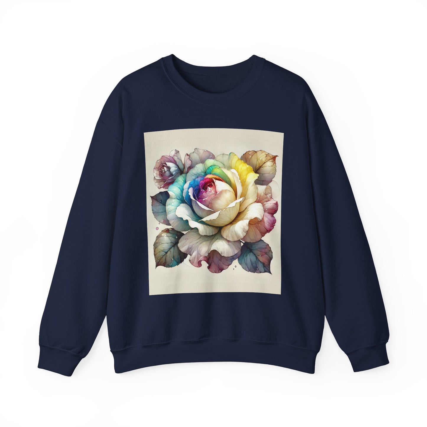 Autumn Rose - Unisex Heavy Blend™ Crewneck Sweatshirt (GLOBAL)