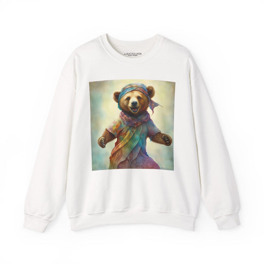 Dancing Bear Peggy - Unisex Heavy Blend™ Crewneck Sweatshirt (GLOBAL)