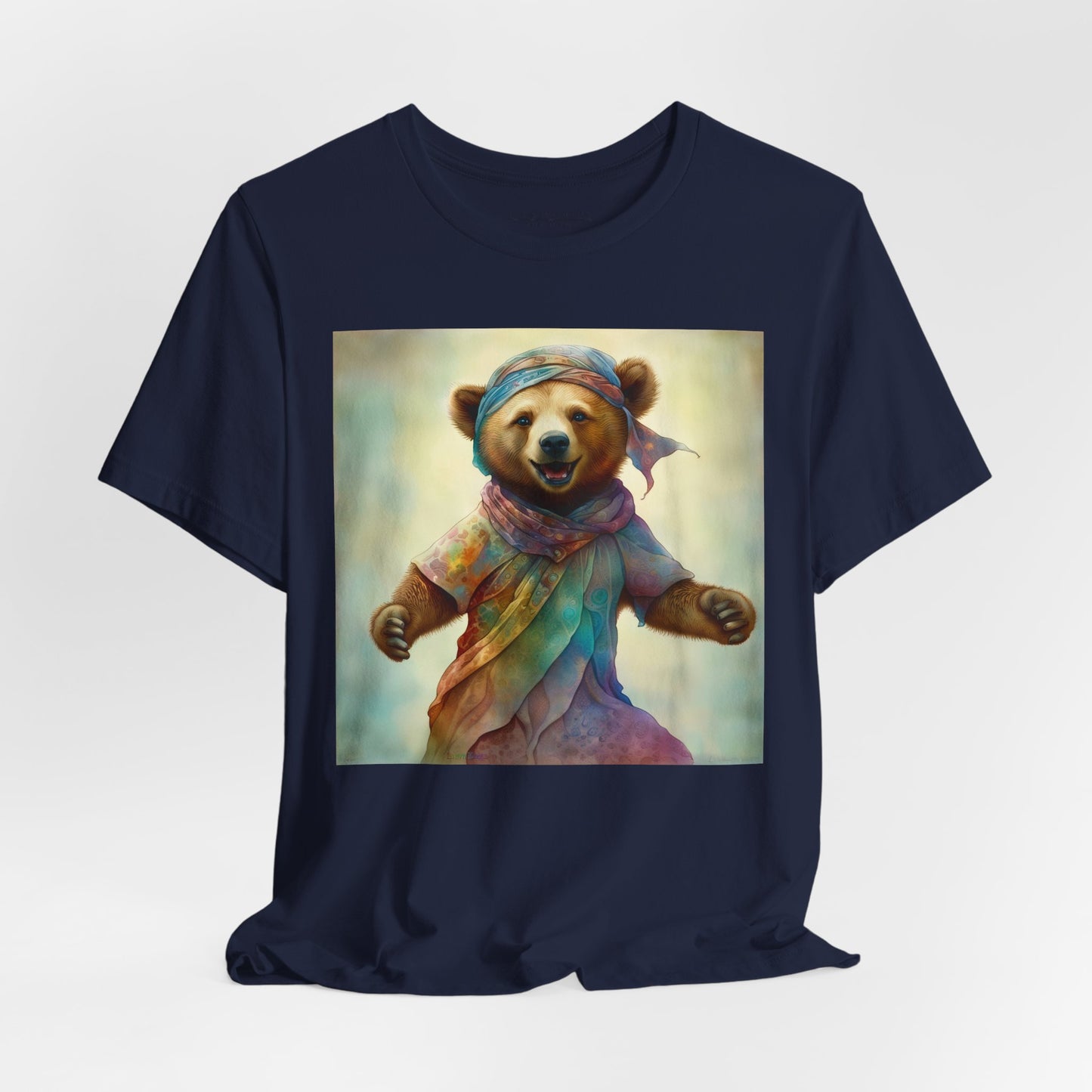 Dancing Bear Peggy - Unisex Jersey Short Sleeve Tee (GLOBAL)