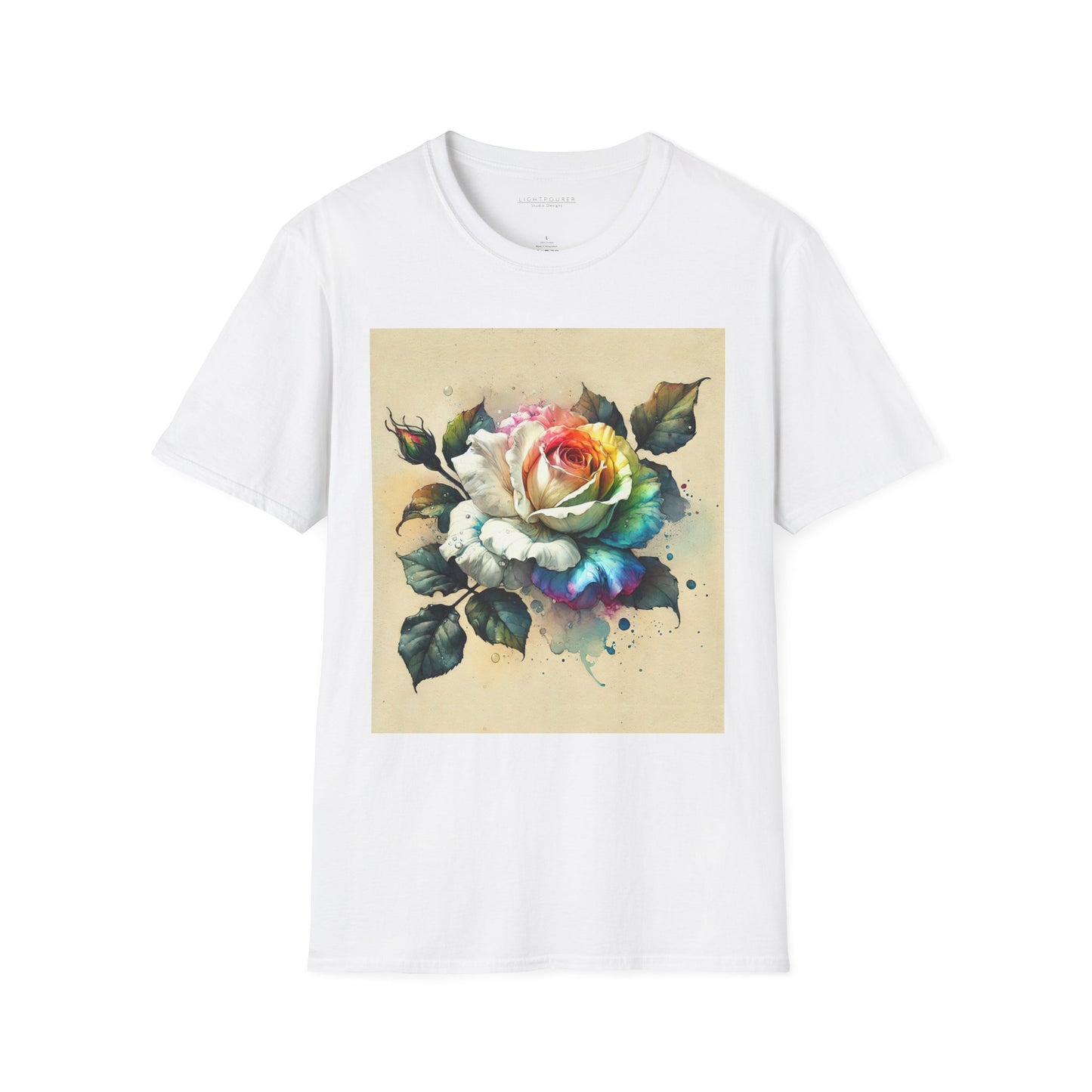 Late Summer Rose - Unisex Softstyle T-Shirt (GLOBAL)