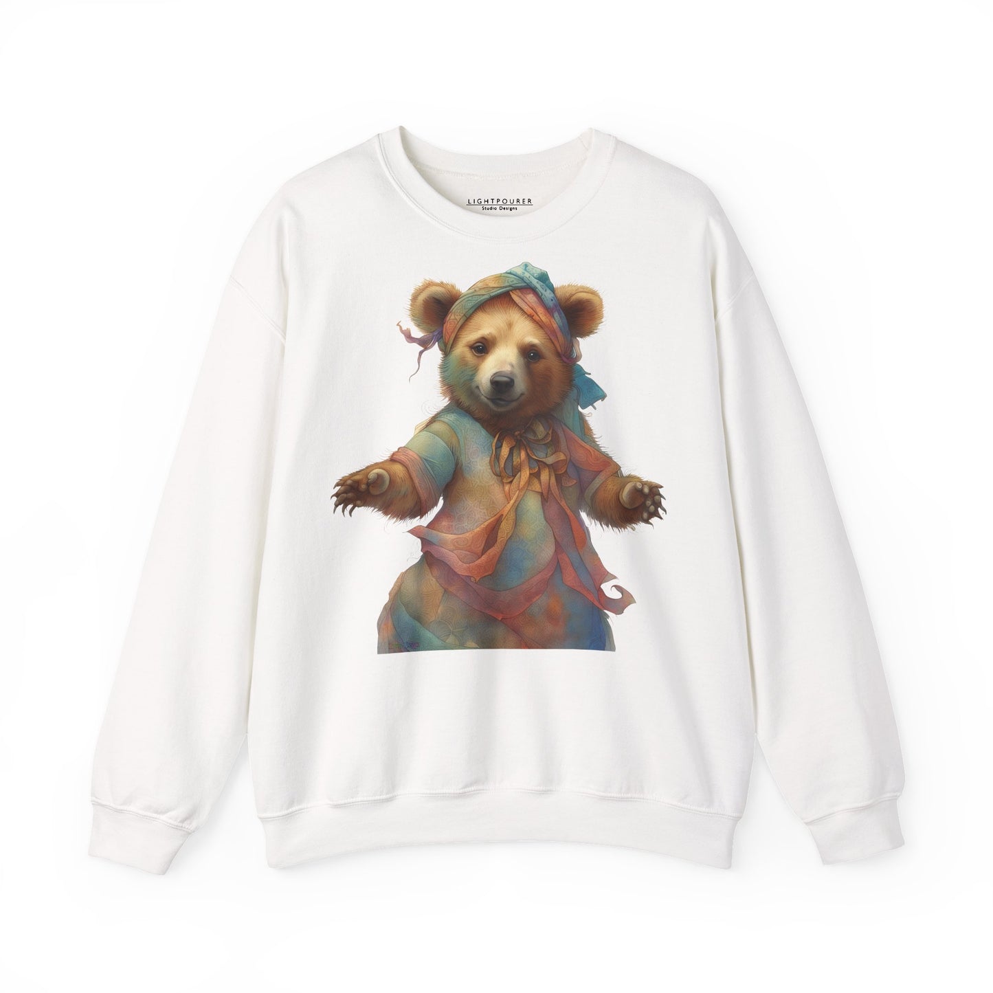 Dancing Bear Stella (isolated) - Heavy Bland Crew Neck Sweatshirt (EU)