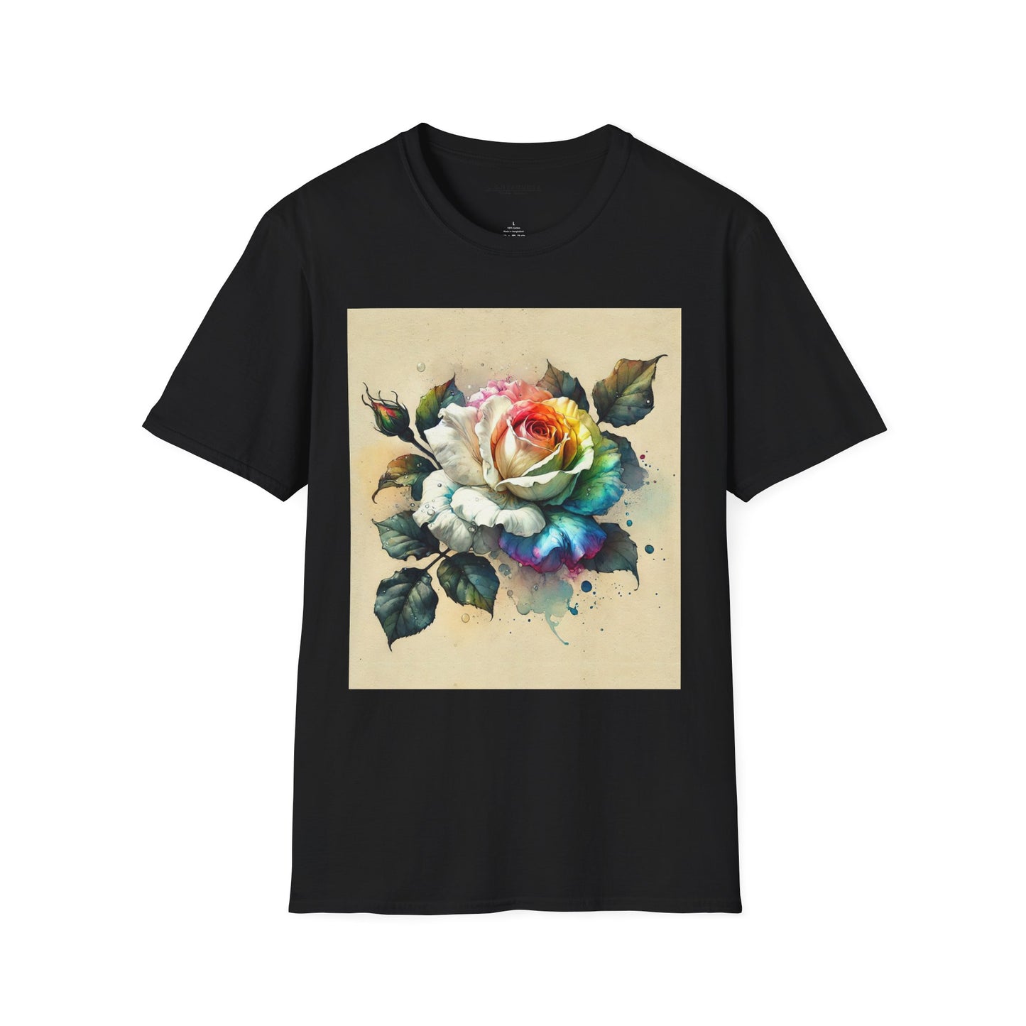 Late Summer Rose - Unisex Softstyle T-Shirt (GLOBAL)