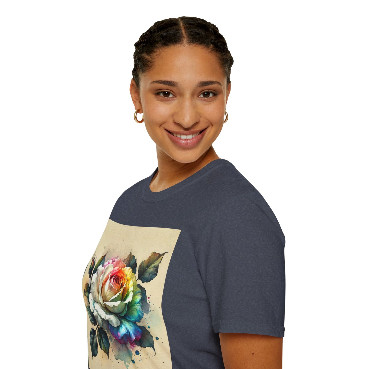 Late Summer Rose - Unisex Softstyle T-Shirt (GLOBAL)