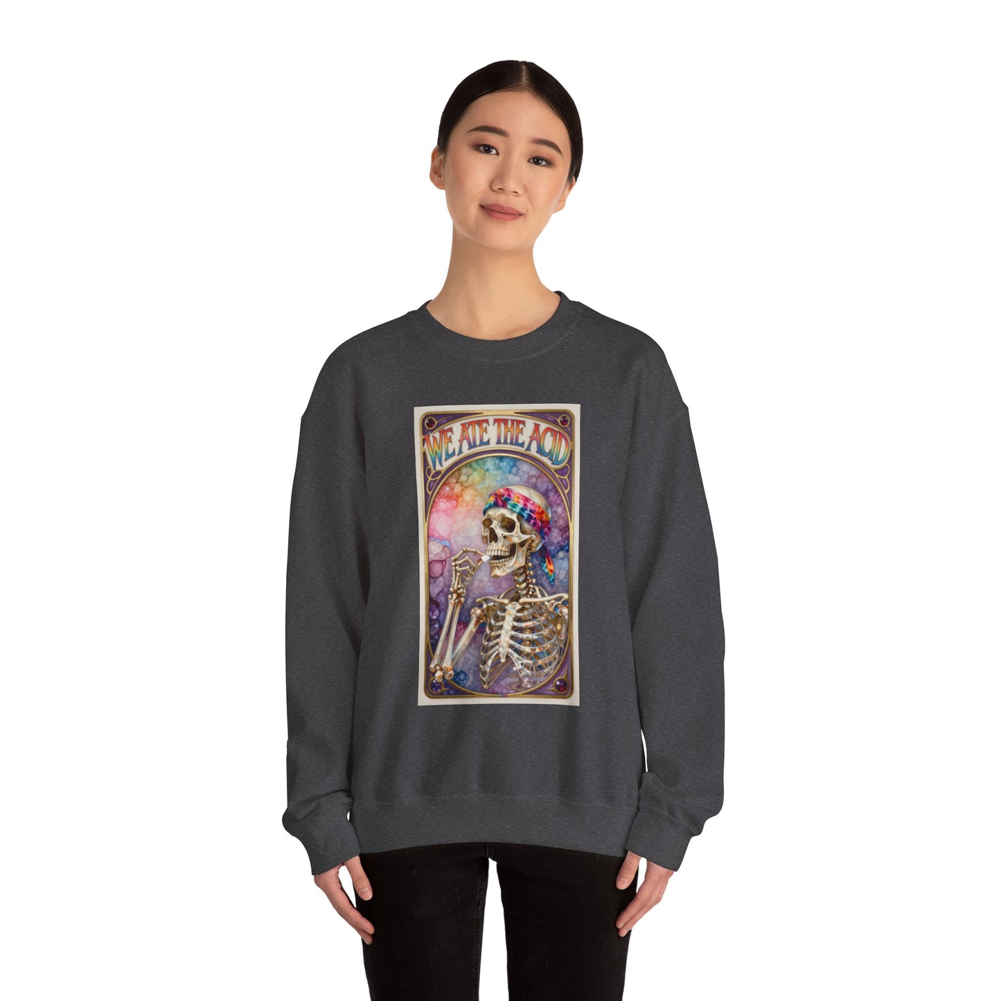 We Ate The Acid - Freddie - Unisex Heavy Blend™ Crewneck Sweatshirt (GLOBAL)