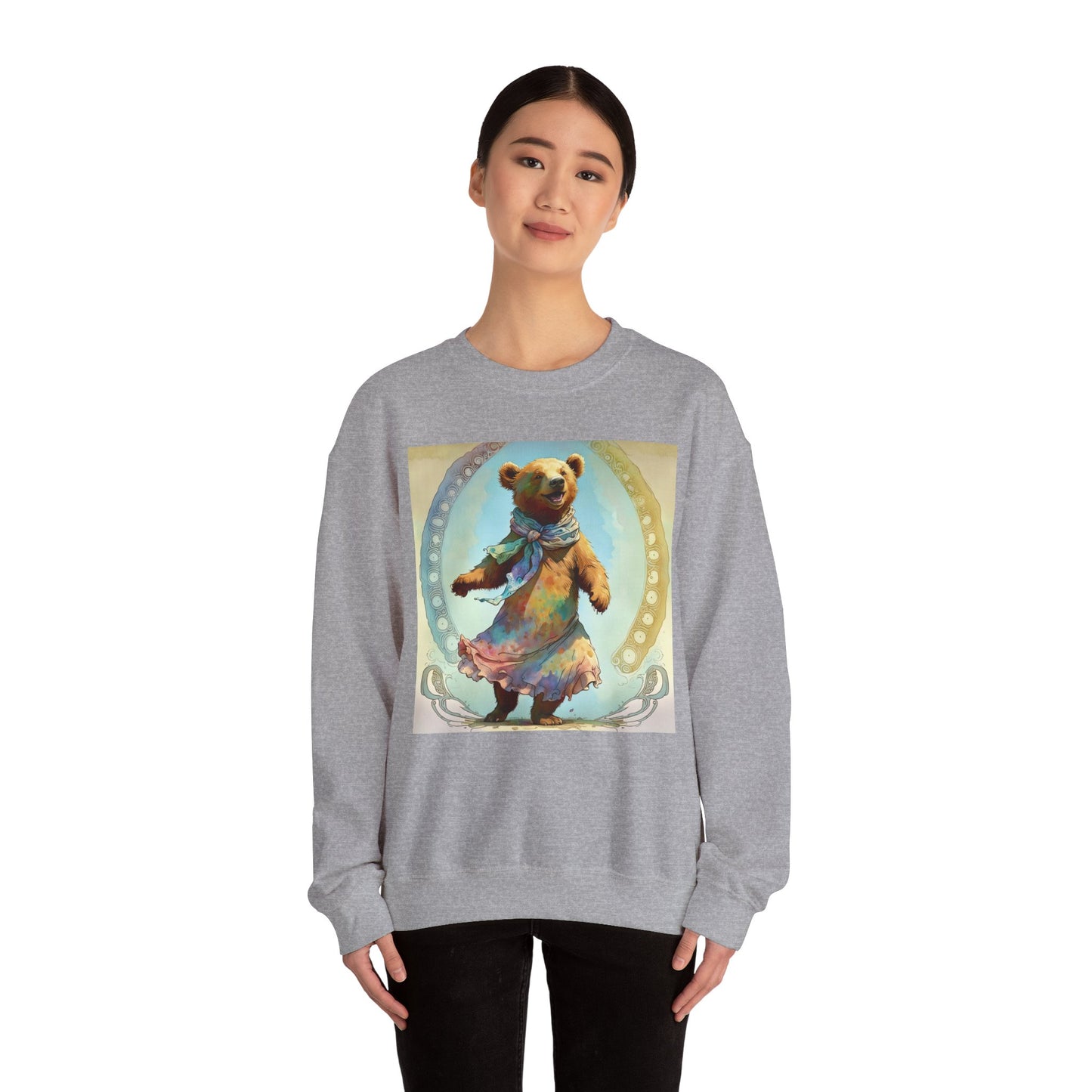 Dancing Bear Althea - Unisex Heavy Blend™ Crewneck Sweatshirt (GLOBAL)